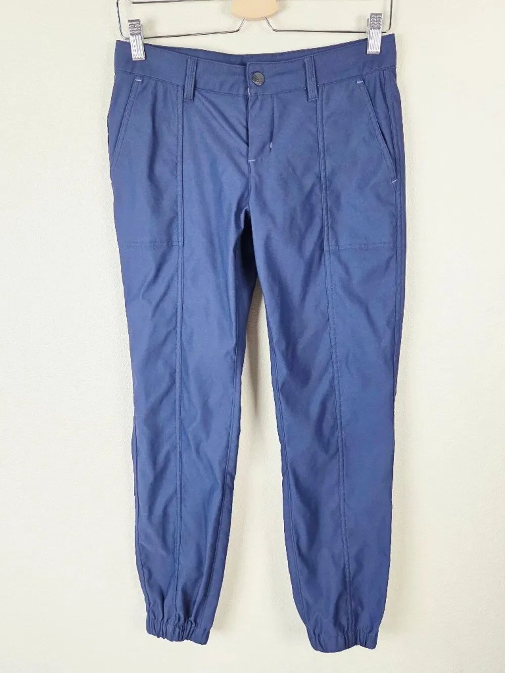 Stio Coburn Hiking Pant Jogger Size 4 Navy Blue Womens Outdoor Style 1340 Nylon